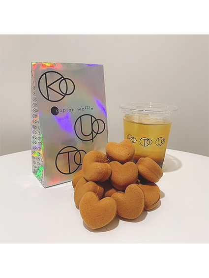 ポップオンワッフル+コーヒーor紅茶
